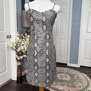 Snake skin, custom made dress. Size small.